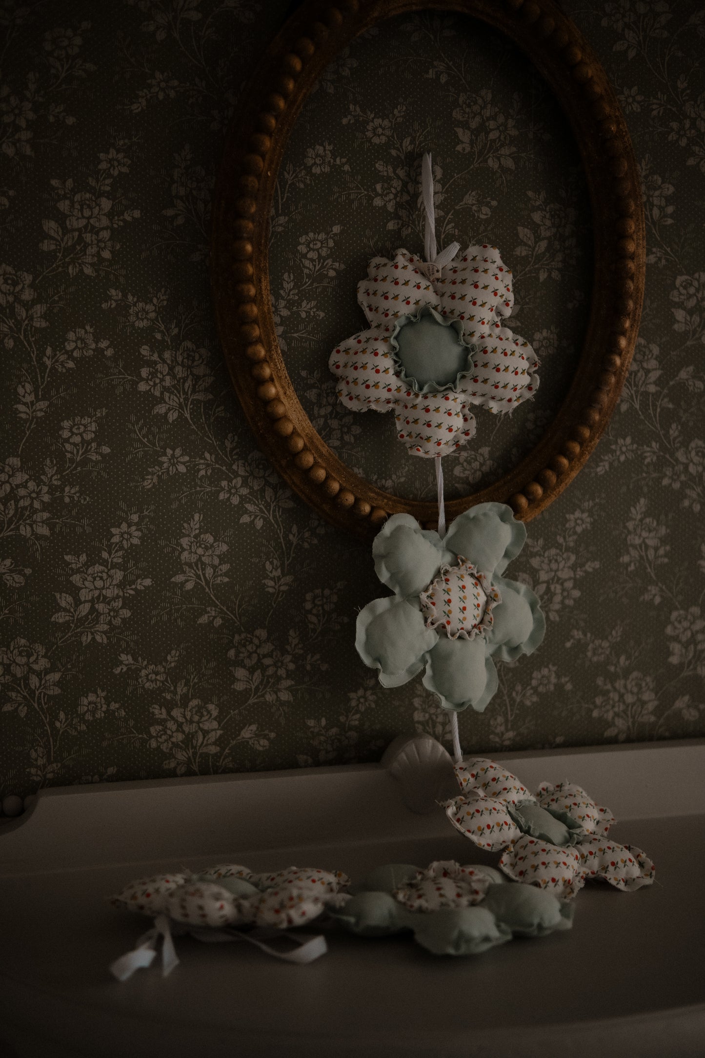 Flowers Garland, Nursery Floral Hanging Decoration