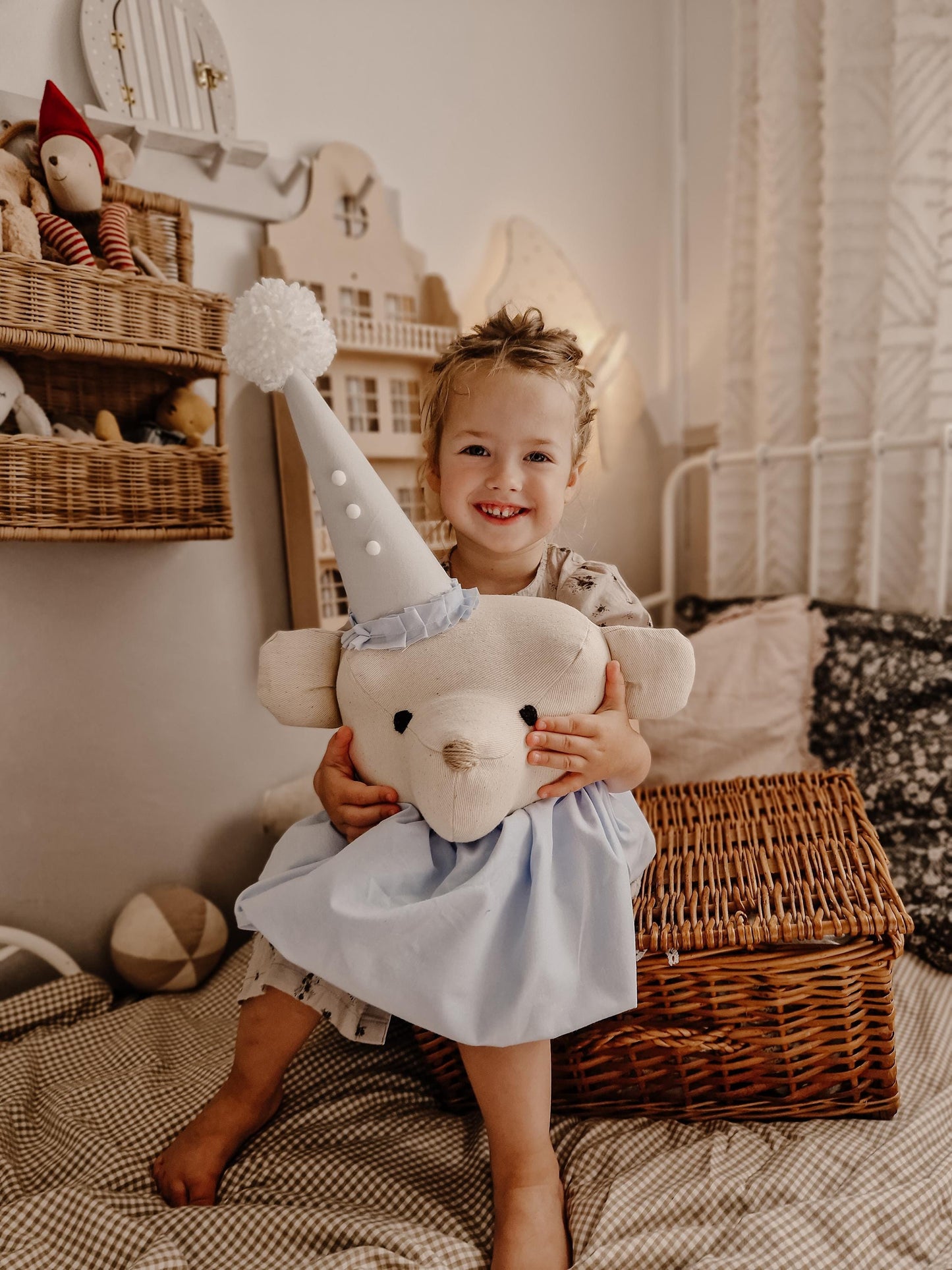 Circus Bear Head, Bear Wall Hanging Trophy