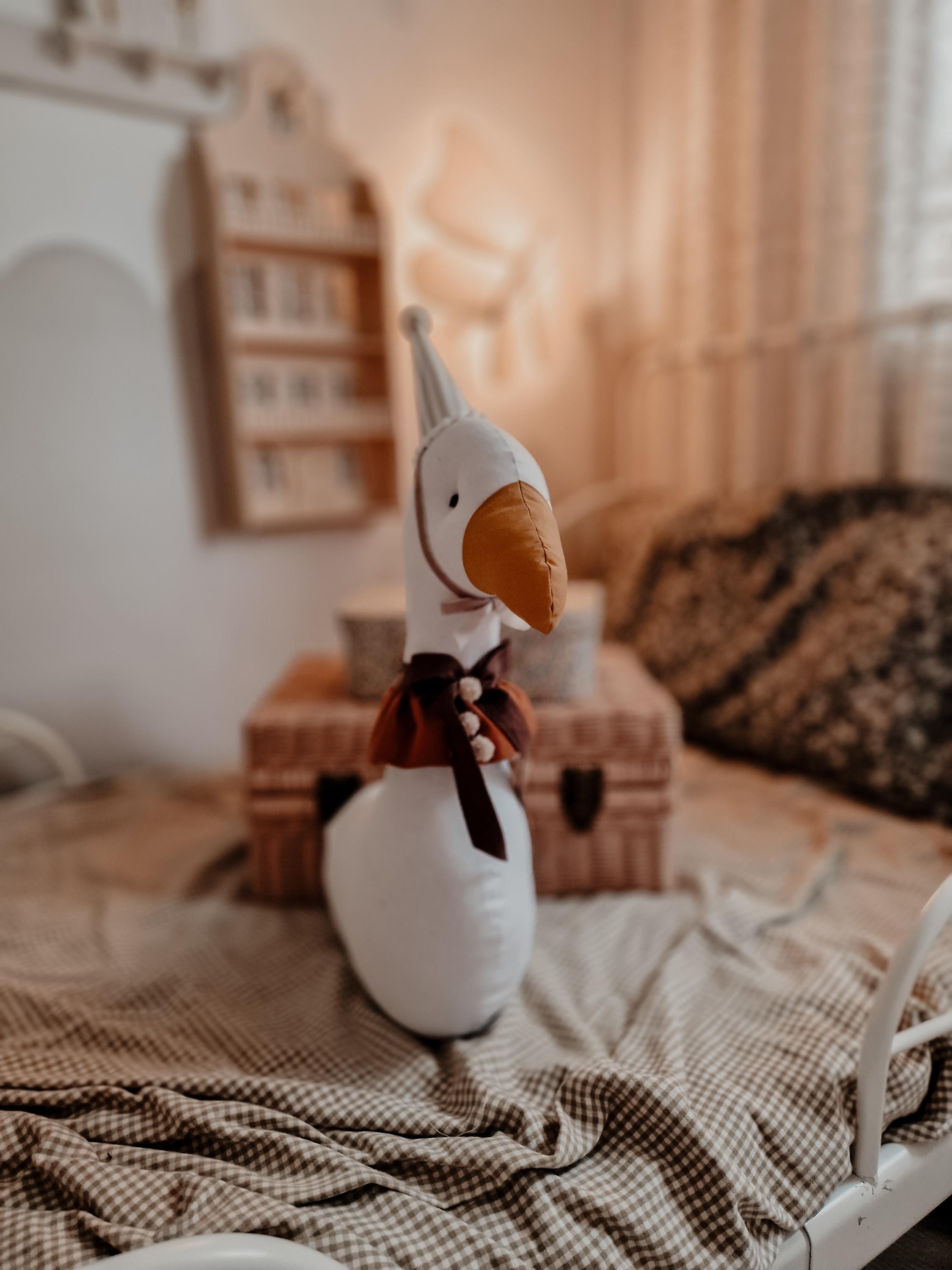Entenkopf Kinderzimmer Deko, Wandhalterung Baumwollente