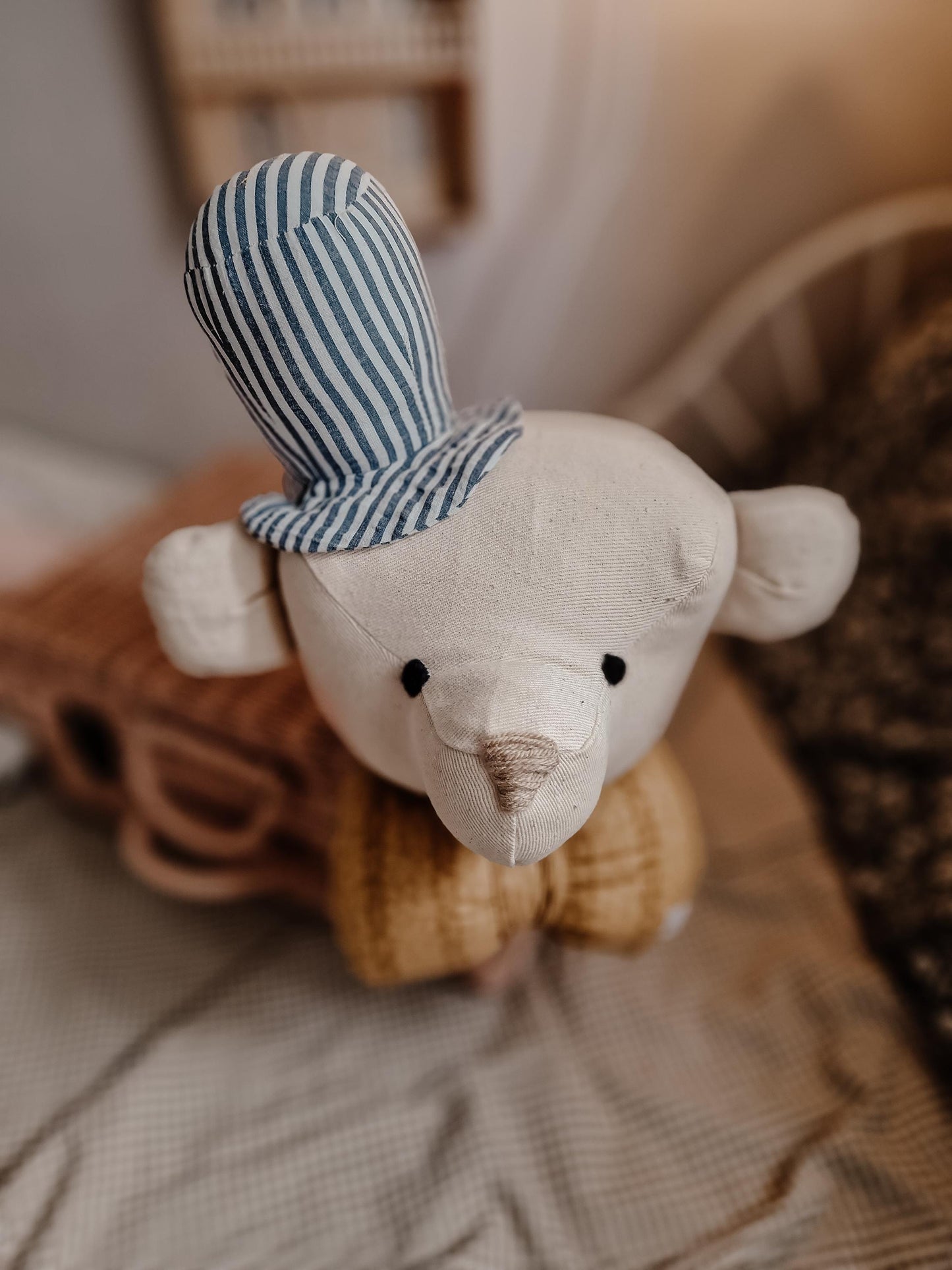 Circus Bear Head, Animal Wall Hanging Decoration