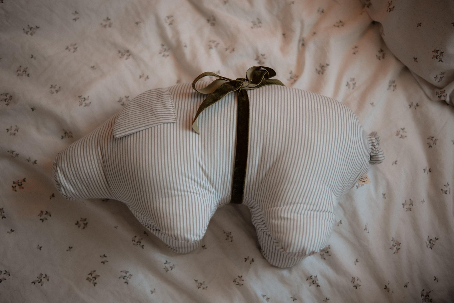 Kuscheltier Schwein aus Baumwolle, weiches Schweinekissen