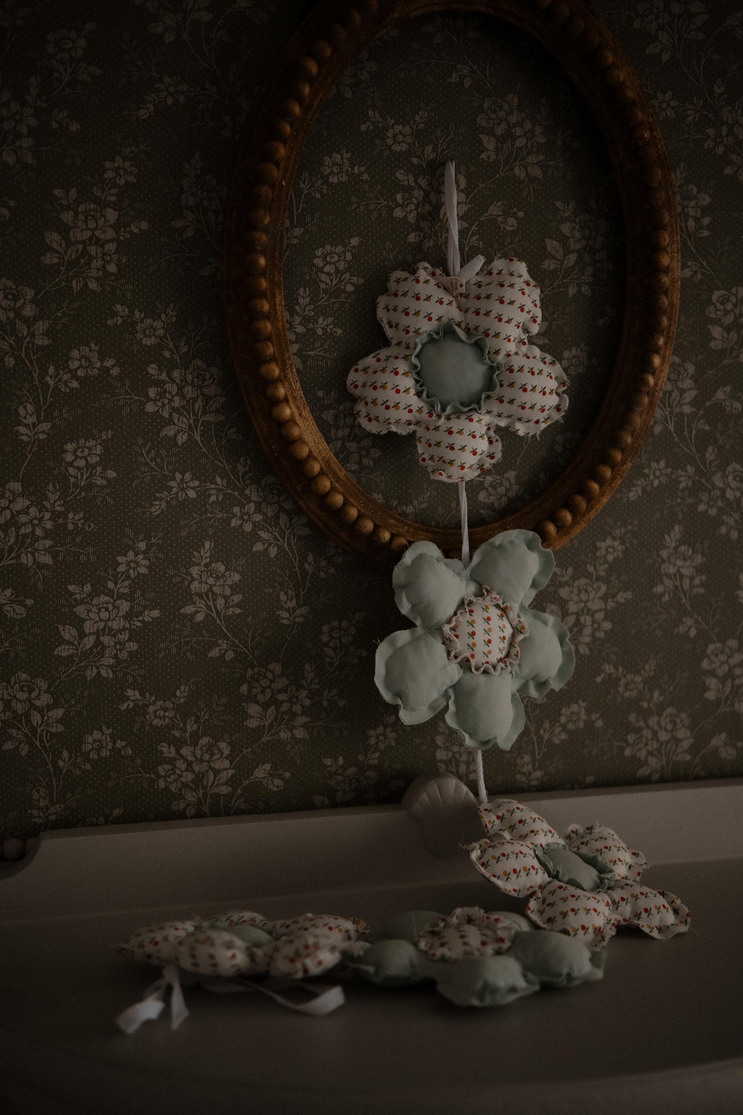 Floral Garland, Nursery Floral Hanging Decor