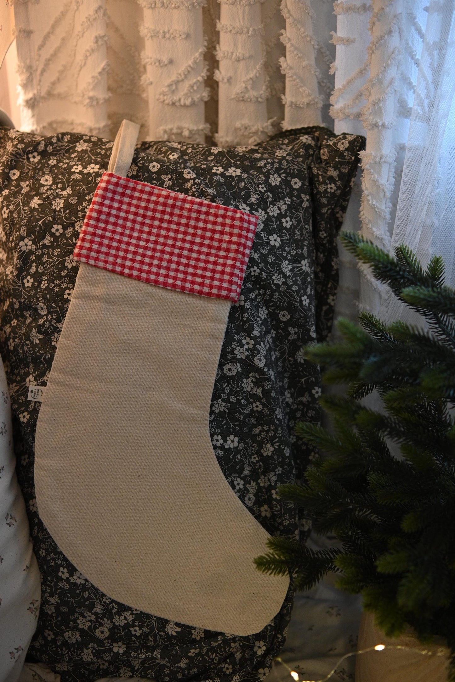 Christmas Stocking Ornament, Xmas Sock for Gifts