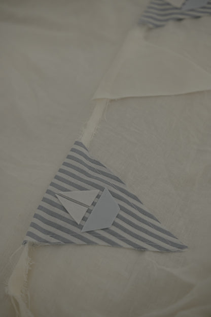 Sailboat Garland Boat Bunting Nursery Decor Sailboat Banner Nautical Nursery Decor Kids Room Wall Hanging Boat Themed Decoration