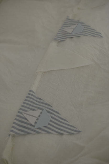Sailboat Garland Boat Bunting Nursery Decor Sailboat Banner Nautical Nursery Decor Kids Room Wall Hanging Boat Themed Decoration
