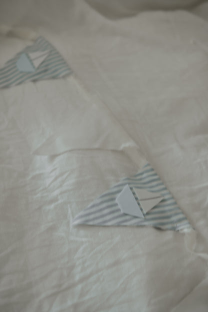 Sailboat Garland Boat Bunting Nursery Decor Sailboat Banner Nautical Nursery Decor Kids Room Wall Hanging Boat Themed Decoration