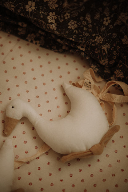 White Goose Cotton Garland, Nursery Wall Hanging Decor, goose birthday bunting