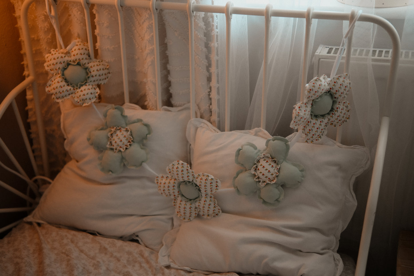 Flowers Garland, Nursery Floral Hanging Decoration