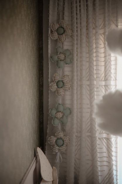 Flowers Garland, Nursery Floral Hanging Decoration