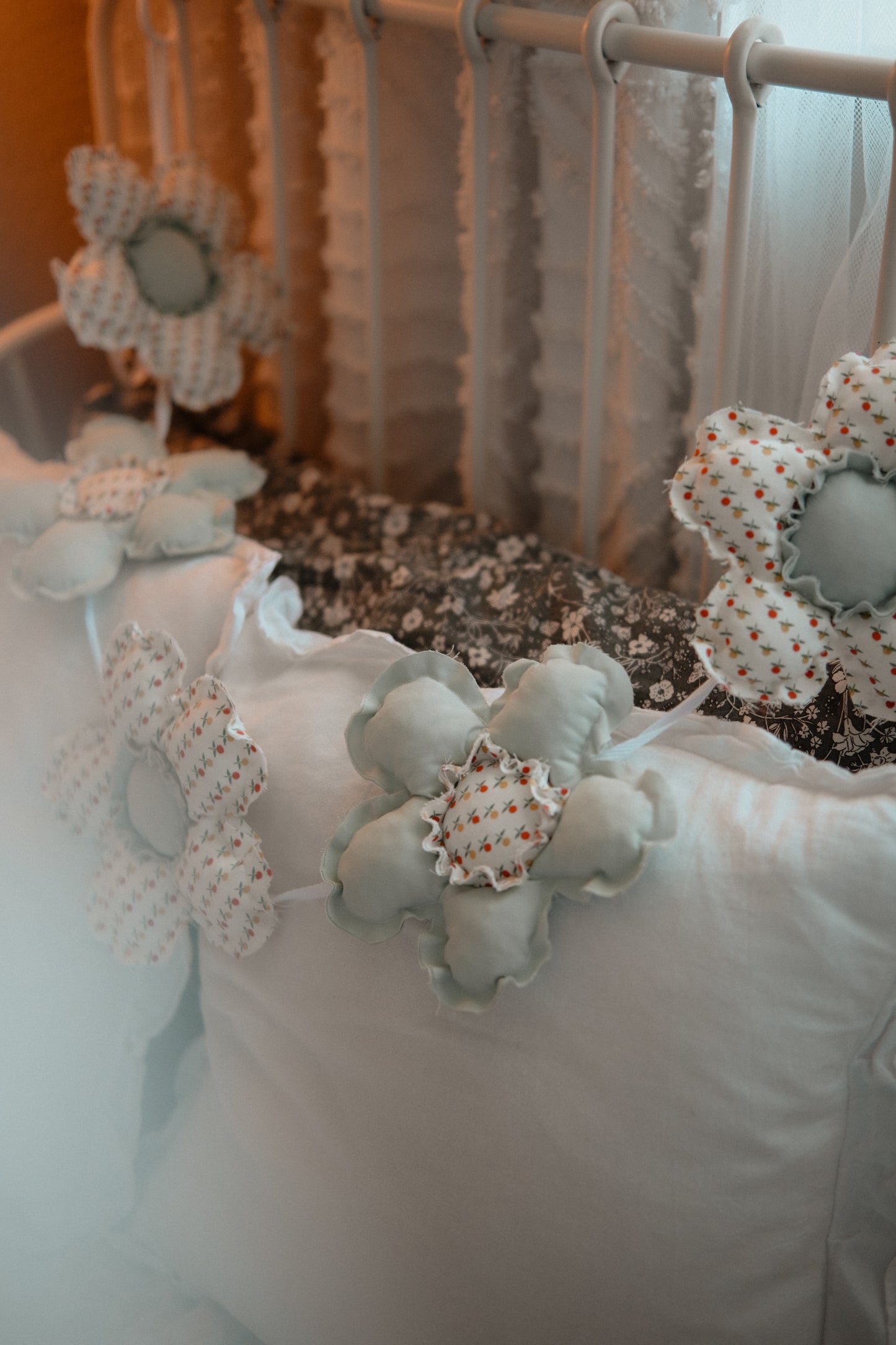 Flowers Garland, Nursery Floral Hanging Decoration
