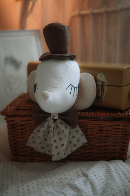 Circus Mice Nursery Mobile, Handmade Cotton Mouse Hanging Decoration
