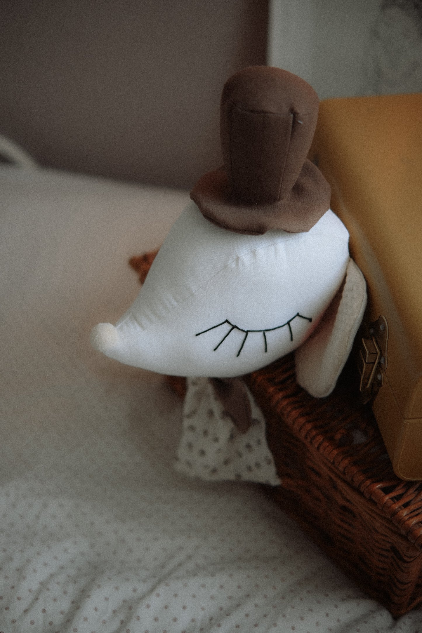 Circus Mice Nursery Mobile, Handmade Cotton Mouse Hanging Decoration