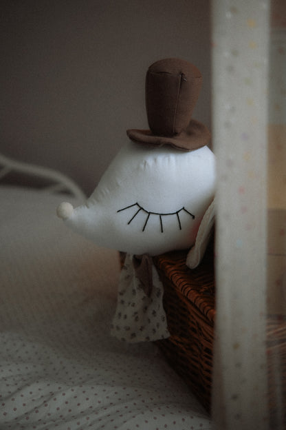 Circus Mice Nursery Mobile, Handmade Cotton Mouse Hanging Decoration