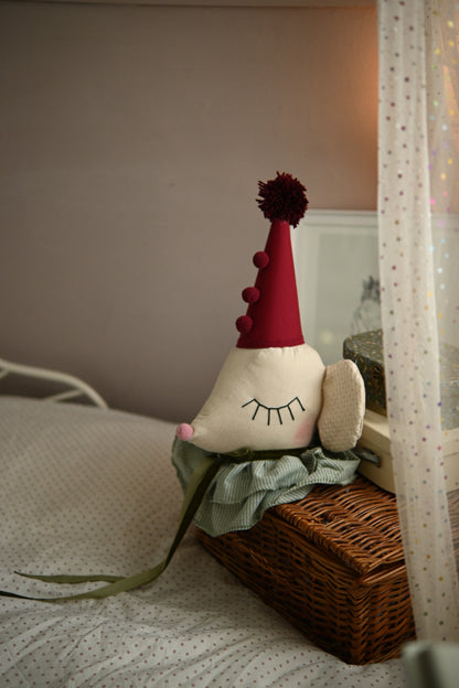 Circus Mouse Head Wall Decor, Handmade Nursery Stuffed Animal