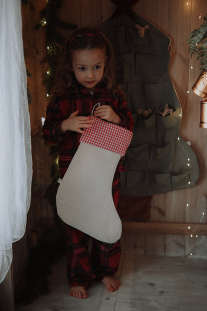 Red Christmas Stocking Ornament: Festive Holiday Decoration