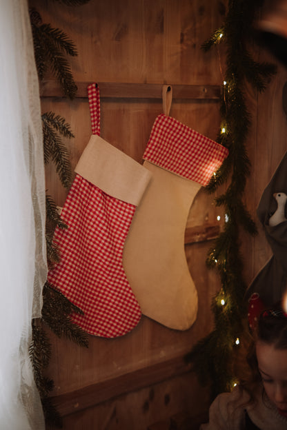 Red Christmas Stocking Ornament: Festive Holiday Decoration