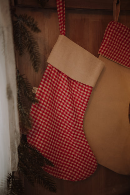 Red Christmas Stocking Ornament: Festive Holiday Decoration