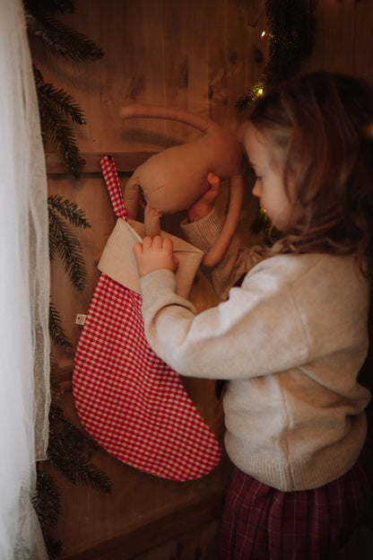 Red Christmas Stocking Ornament: Festive Holiday Decoration