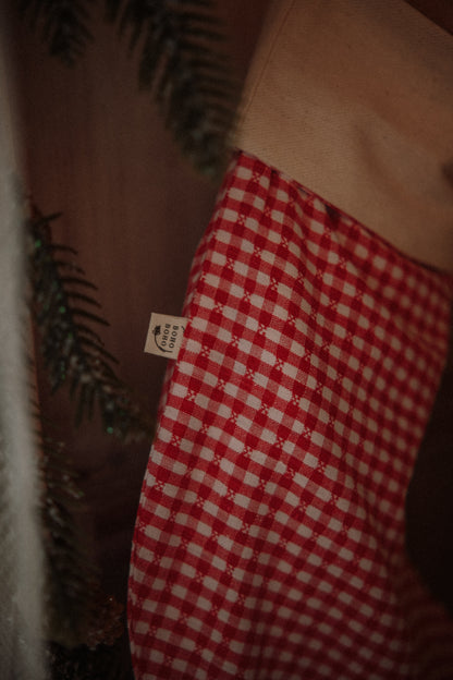 Red Christmas Stocking Ornament: Festive Holiday Decoration