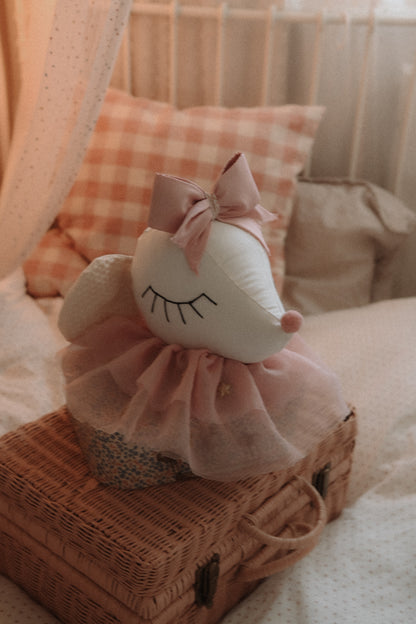 Mice Ballerina Hanging Wall art, Mouse style bow Decoration, Animal Head trophy