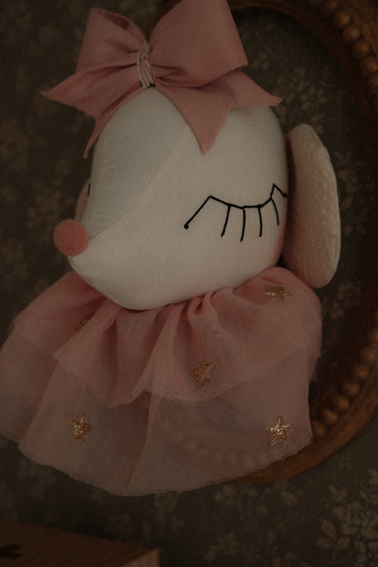 Mice Ballerina Hanging Wall art, Mouse style bow Decoration, Animal Head trophy