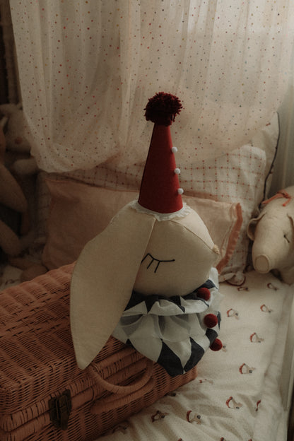 Cotton Bunny Head, Fantasy Storybook & Wonderland-Inspired Nursery Wall Decor, Kids Room Wall Art
