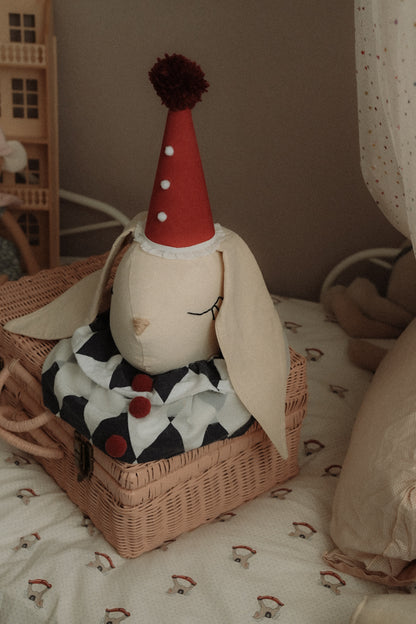 Cotton Bunny Head, Fantasy Storybook & Wonderland-Inspired Nursery Wall Decor, Kids Room Wall Art