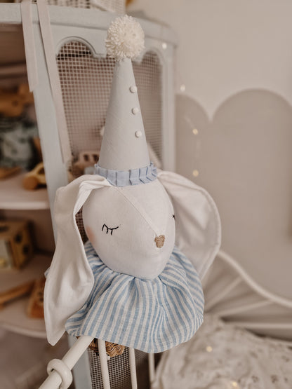 Circus Rabbit Head decoration, Hanging Rabbit Trophy