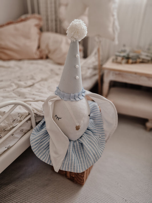 Circus Rabbit Head decoration, Hanging Rabbit Trophy