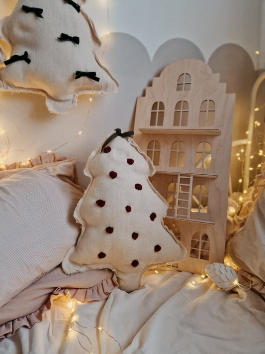 Christmas tree wall hanging cushion, cotton baby pillow