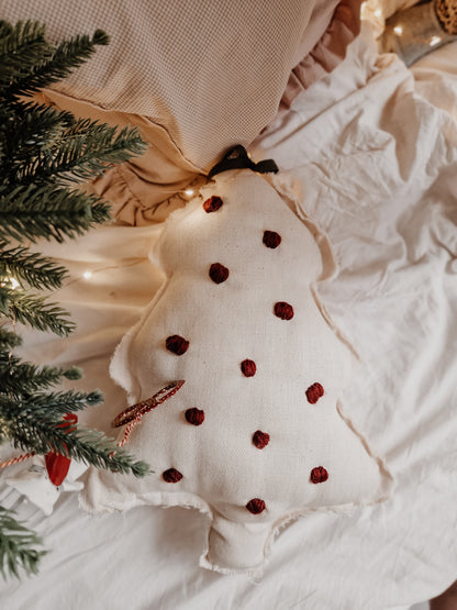 Christmas tree wall hanging cushion, cotton baby pillow