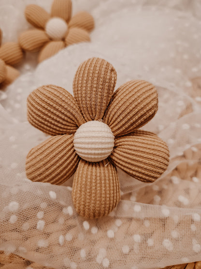 Flowers ornaments, botanical cotton decoration