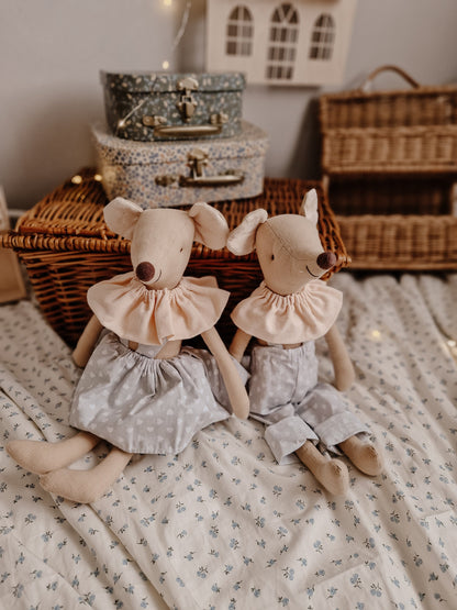 Circus Mice stuffed doll, Mouse Nursery Decoration