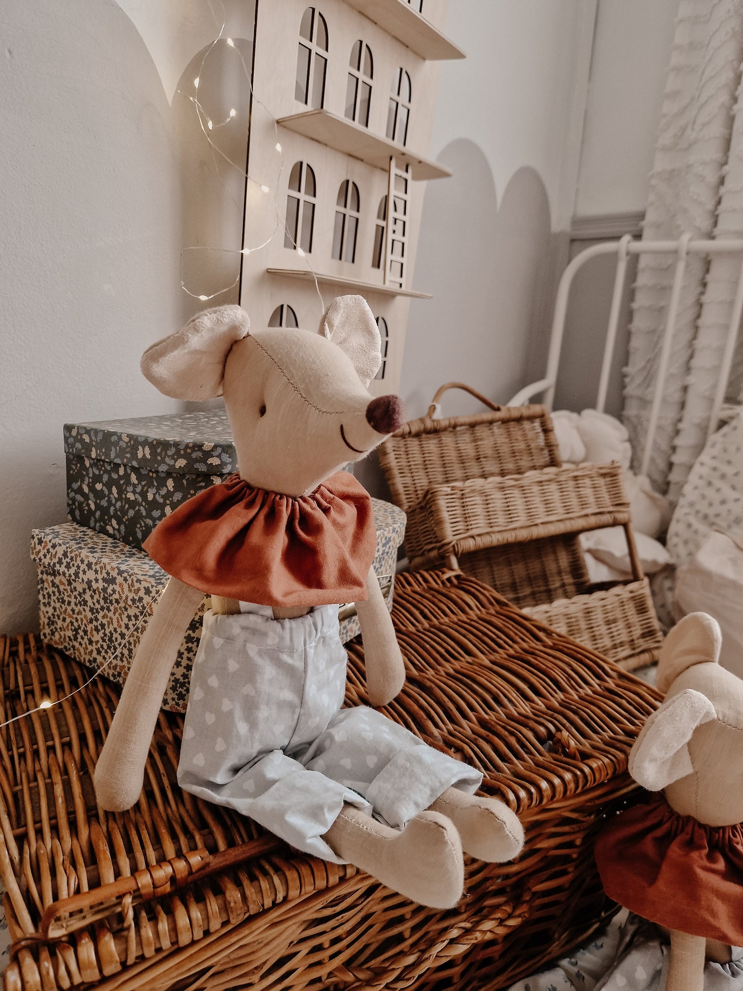 Mice stuffed decoration, cotton Mouse Doll