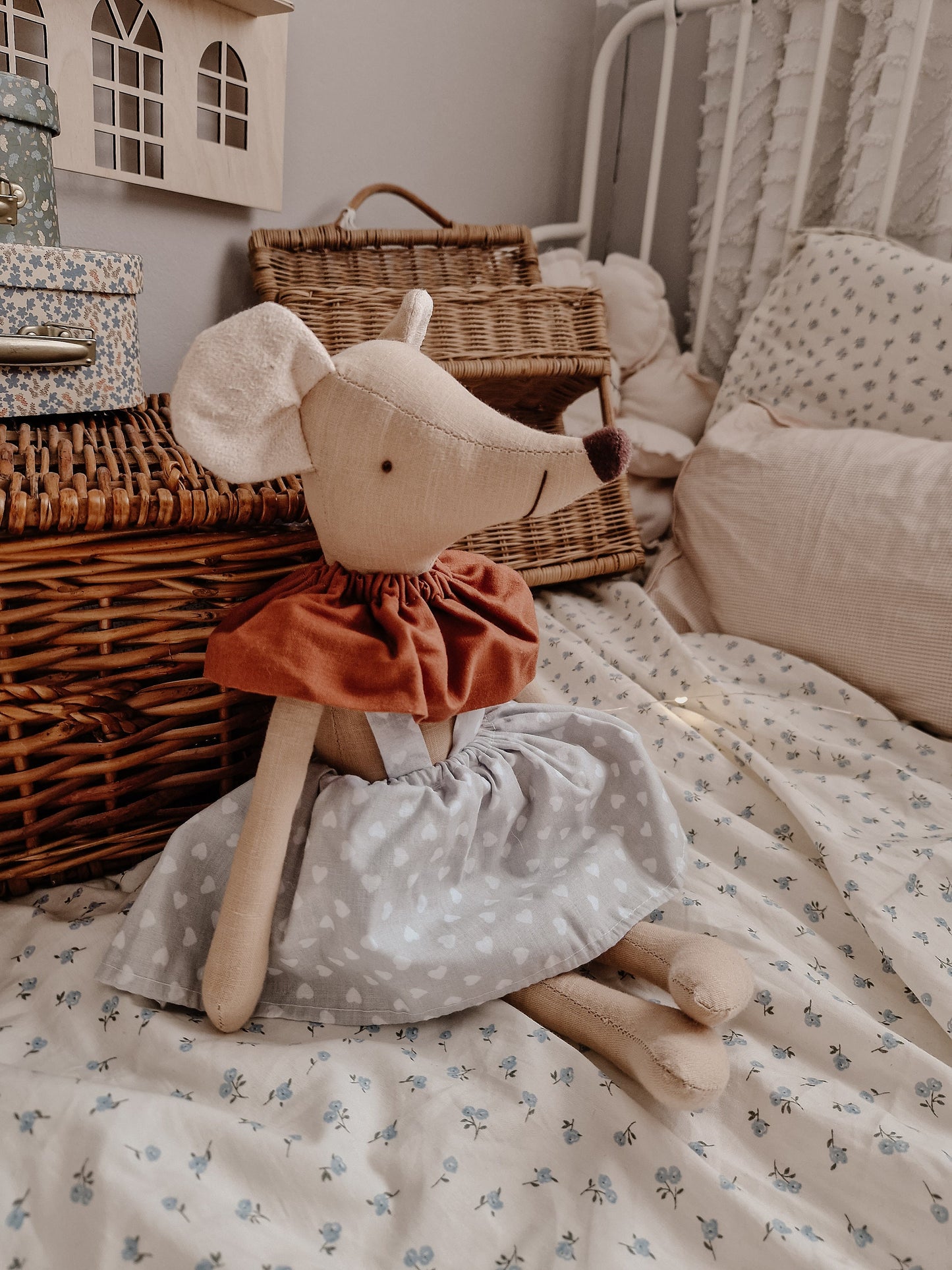 Mice stuffed decoration, cotton Mouse Doll