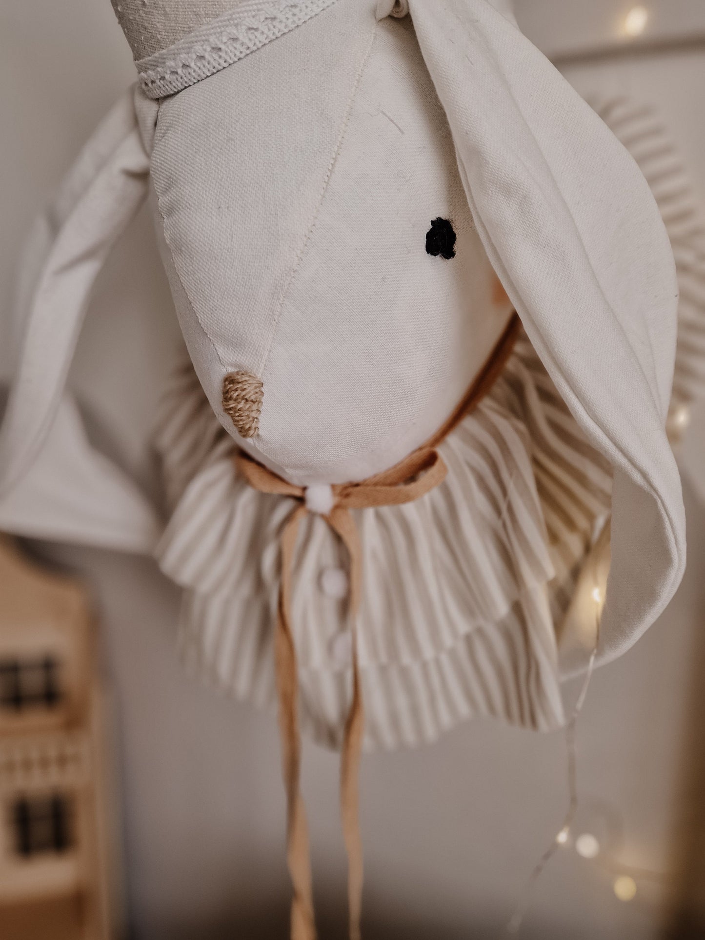 Circus Bunny Head Hanging decoration, Hanging Rabbit Trophy