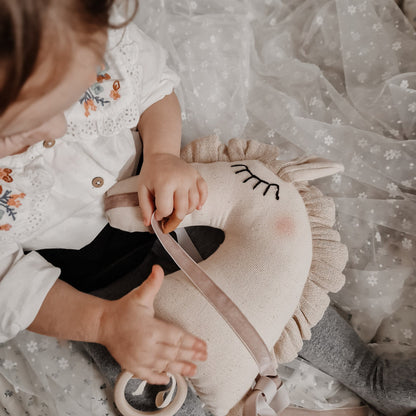 Newborn Rattle Toy, Horse baby Rattle, Animal Baby Rattle