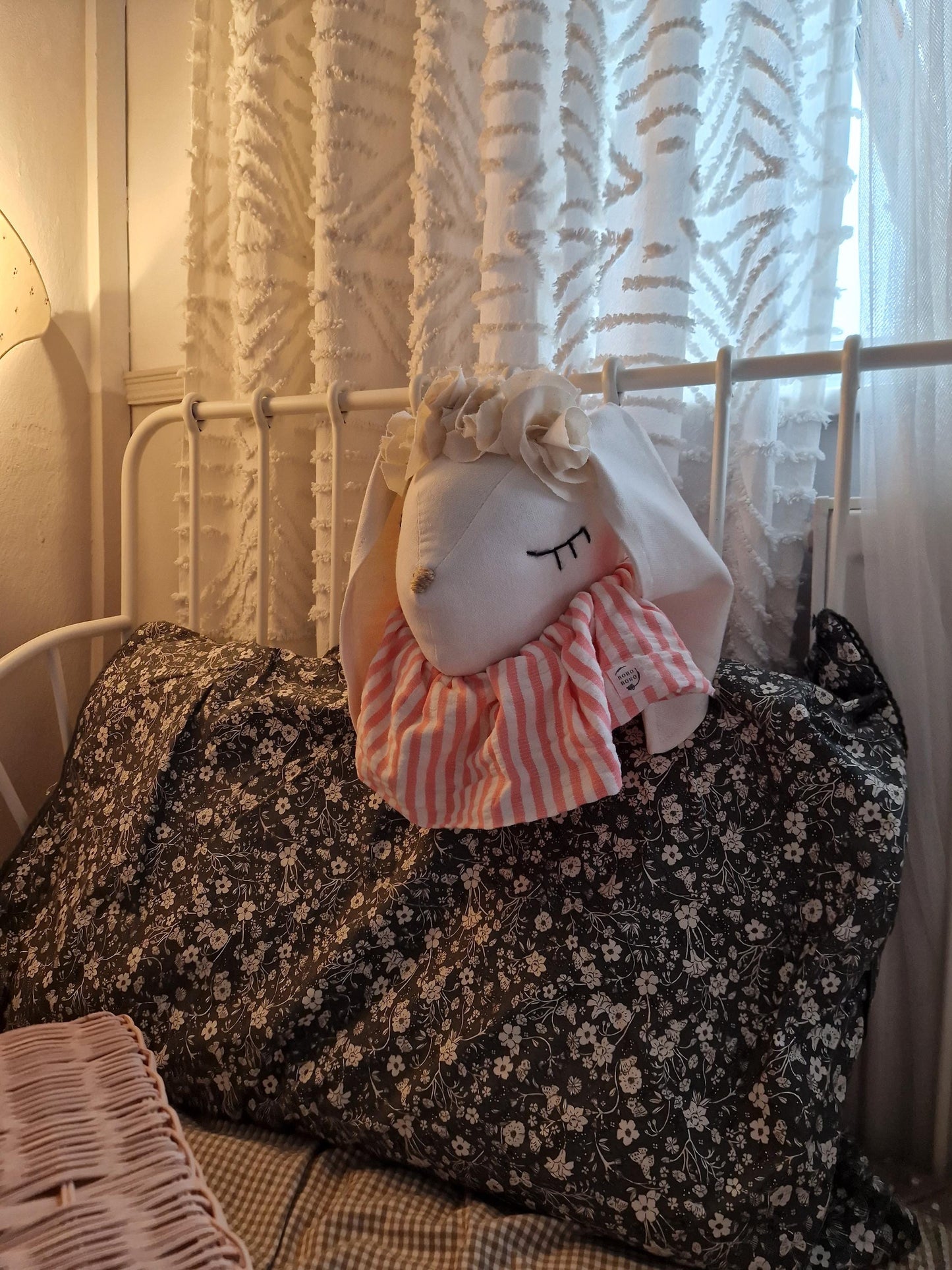 Circus Bunny Head decoration toy, Hanging Rabbit Trophy