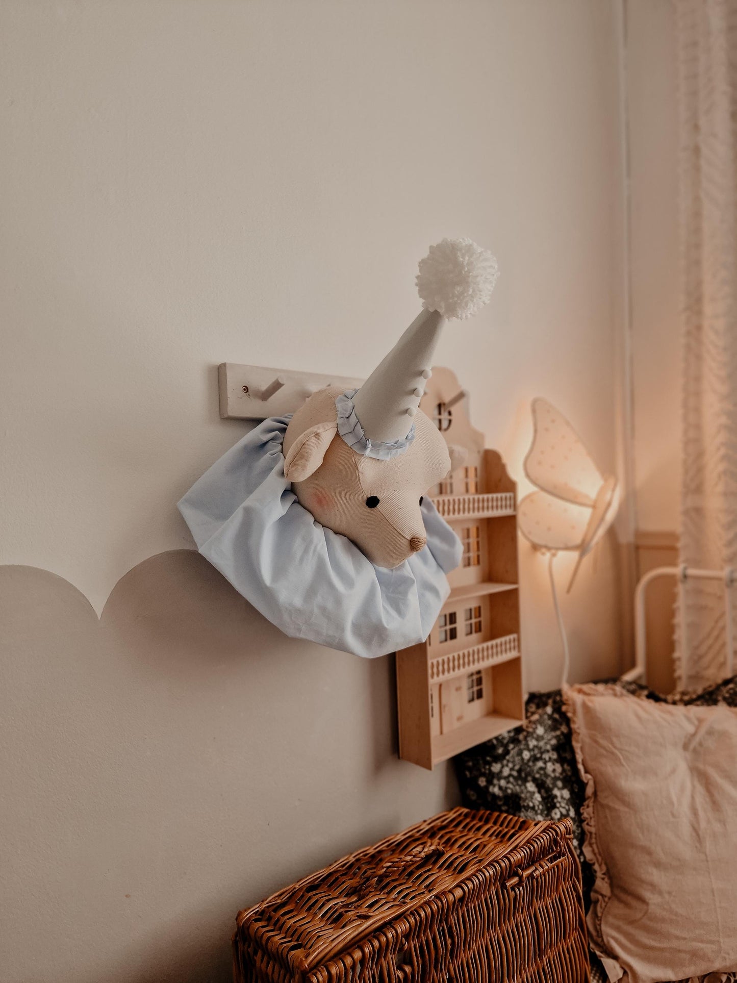 Circus Bear Head, Bear Wall Hanging Trophy