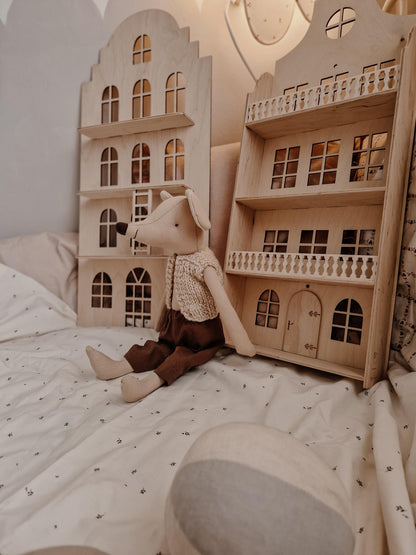 Circus nursery mice decor, Mouse doll pretending play