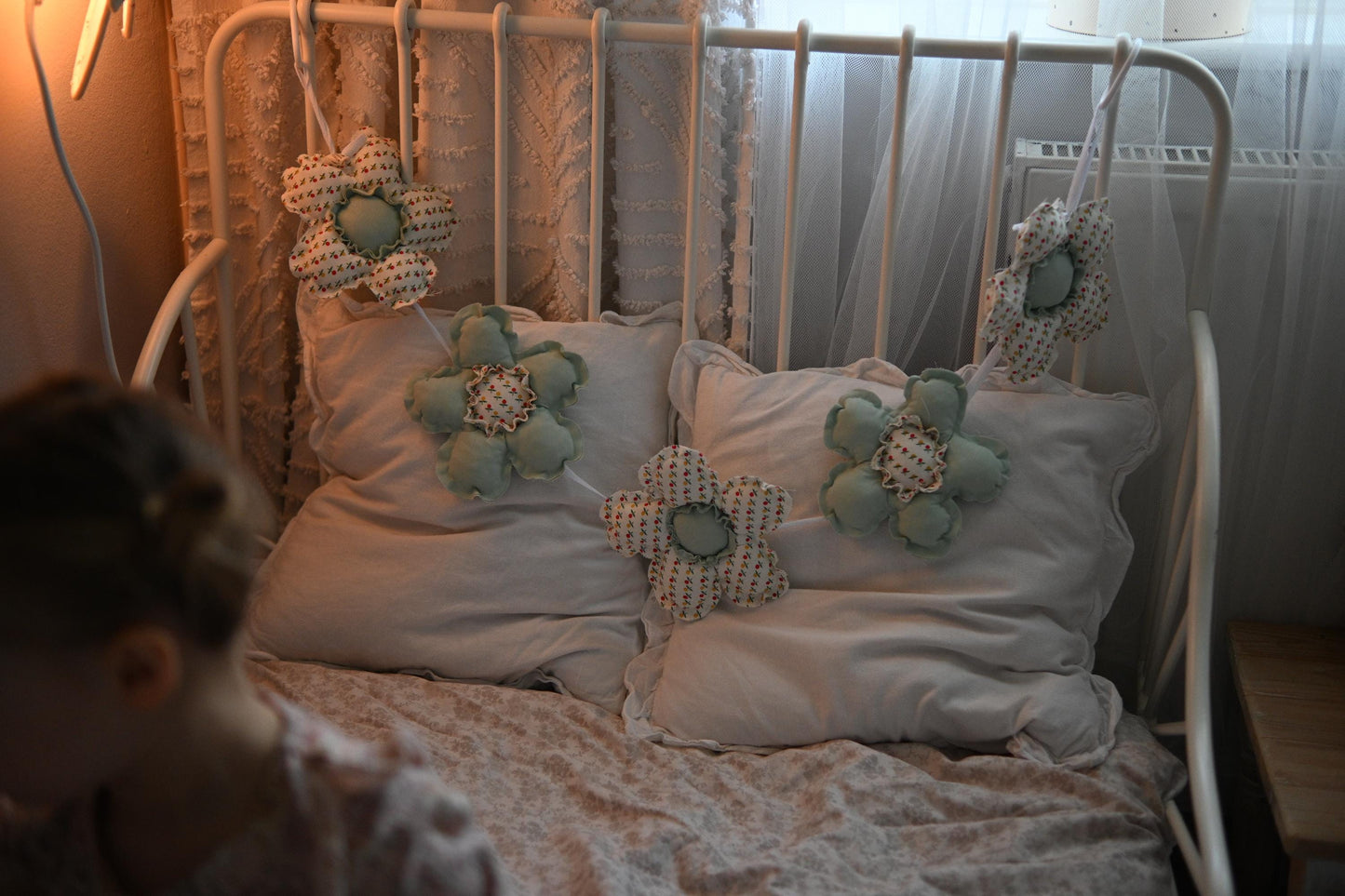 Floral Garland, Nursery Floral Hanging Decor