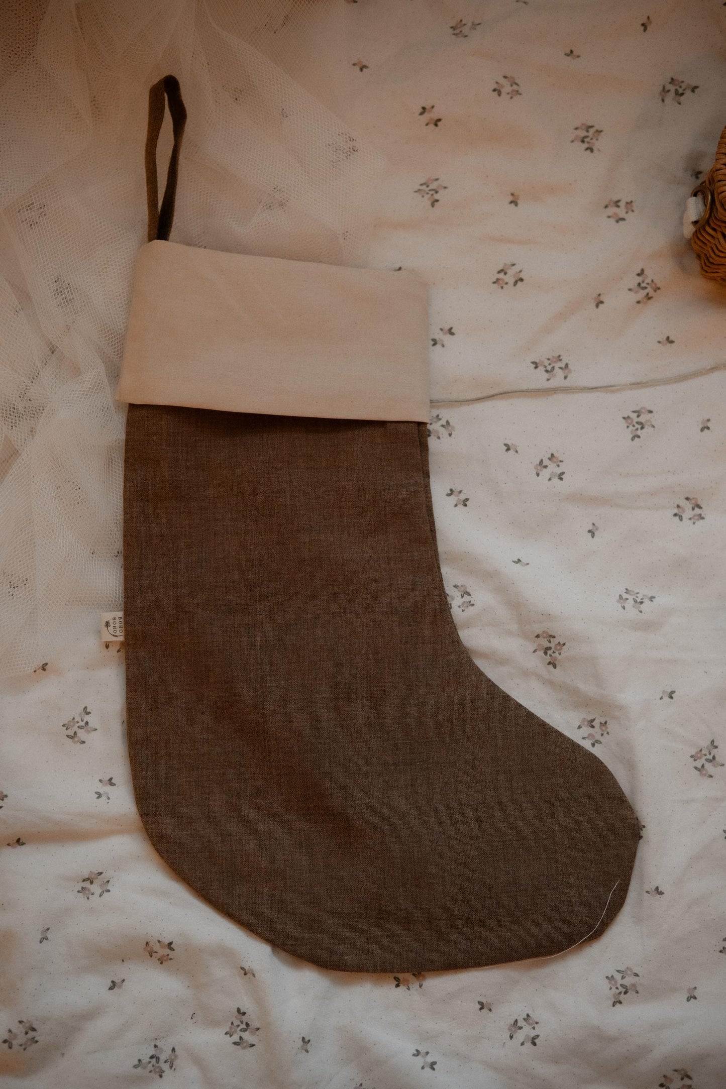 Christmas Stocking for Family, Festive Stocking Decoration