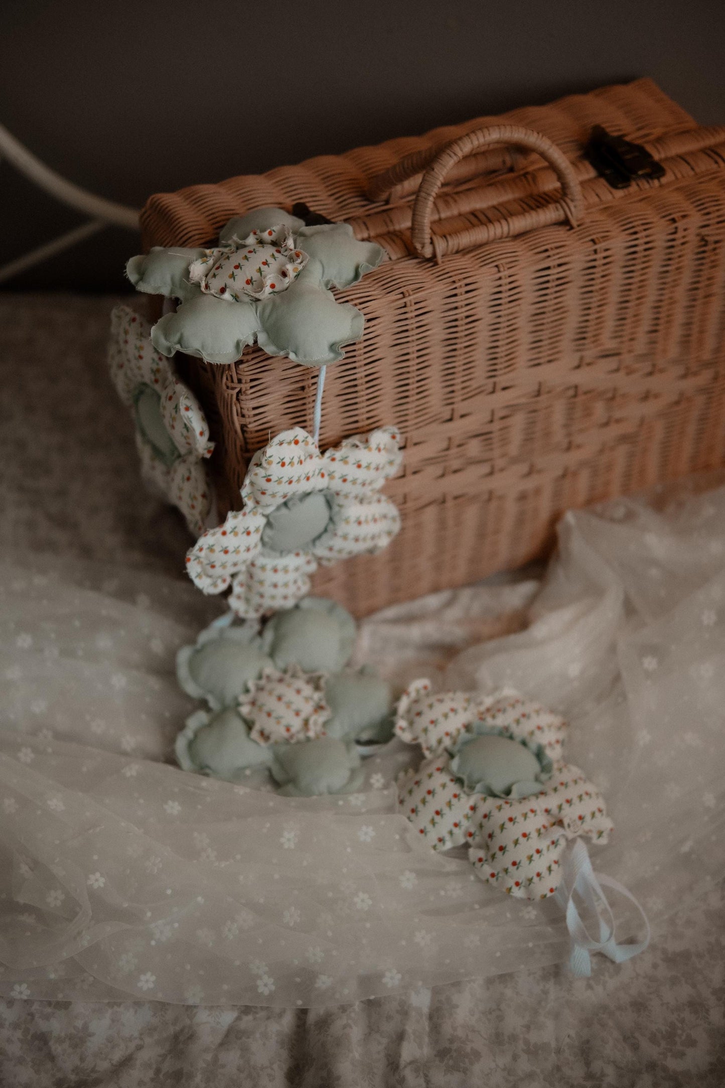 Floral Garland, Nursery Floral Hanging Decor