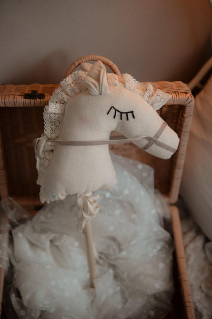 Mini Hobby Horse for Doll, Stick Horse Toy