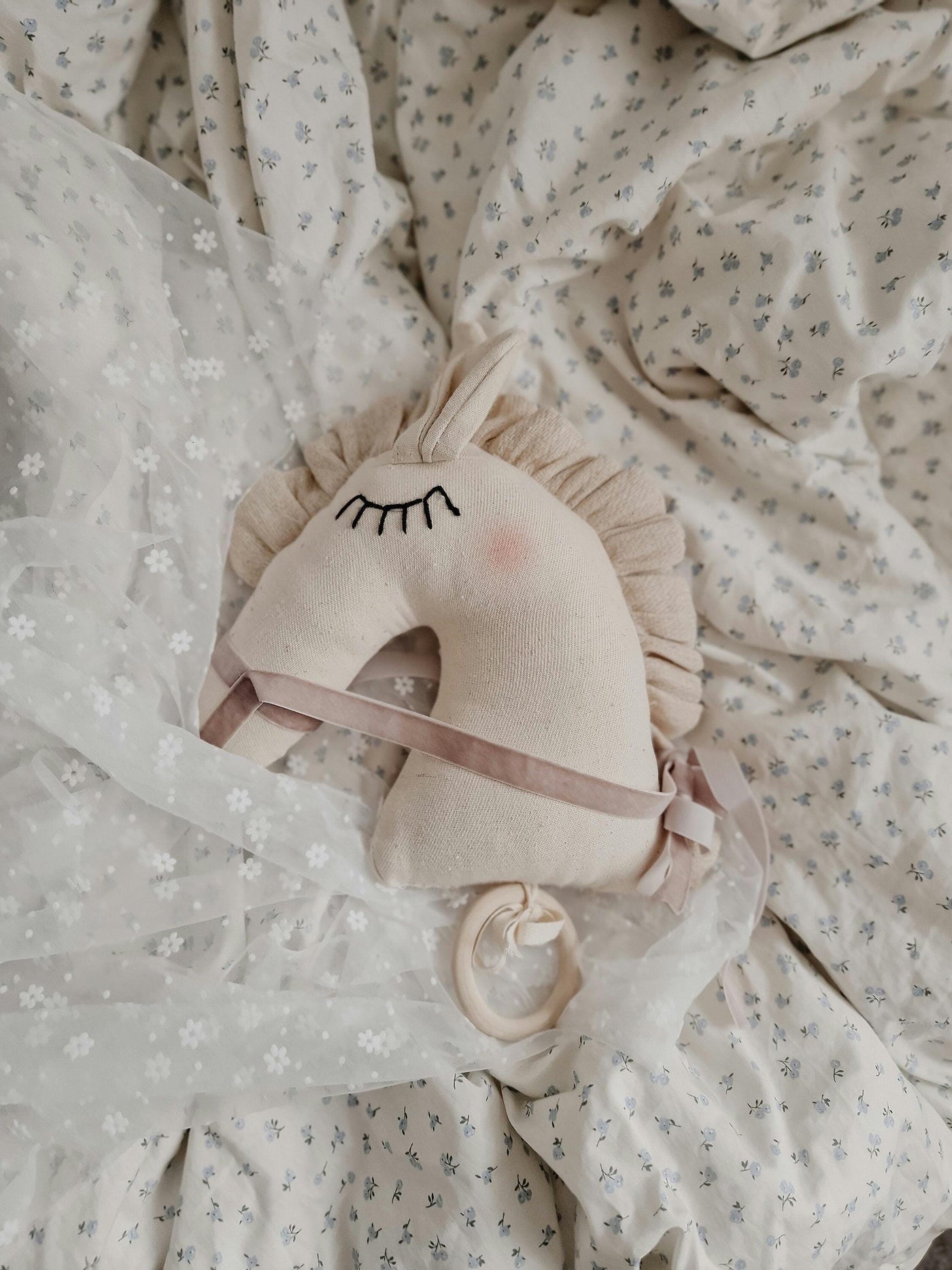 Rasselspielzeug für Neugeborene, Pferde-Babyrassel, Tier-Babyrassel