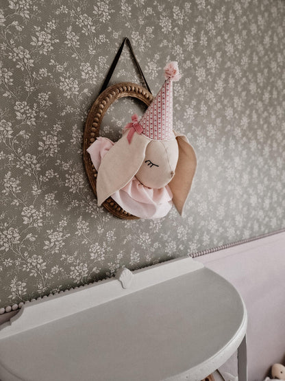 Rabbit hanging Head decoration, circus bunny Trophy